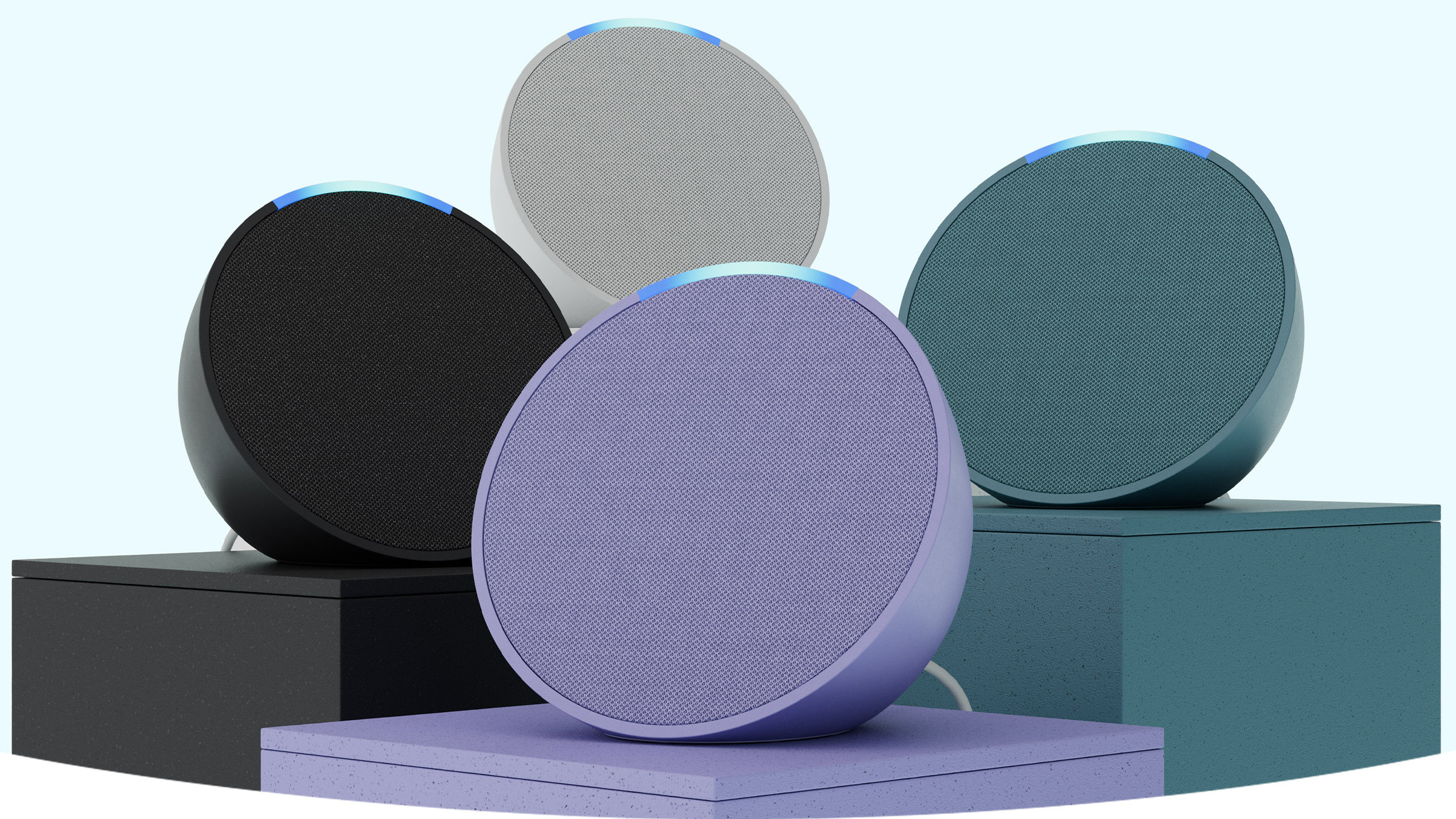 Amazon Echo Pop different colors