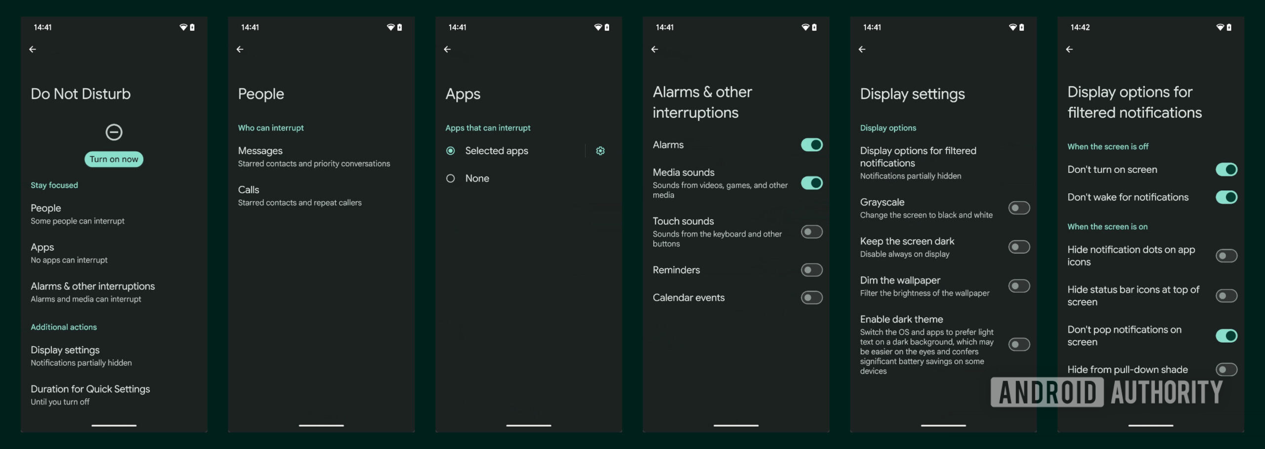 Android 15 new do not disturb UI Android 15 new do not disturb UI