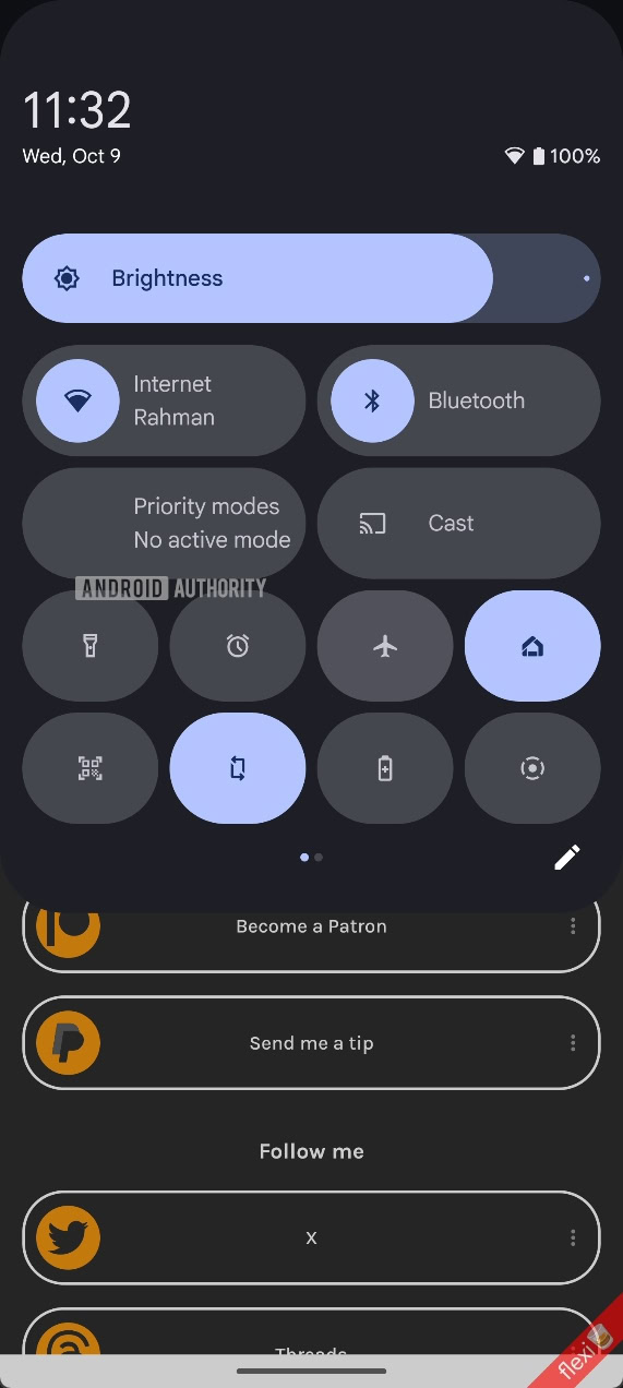 Android 15 QPR1 Beta 2 priority modes QS tile inactive
