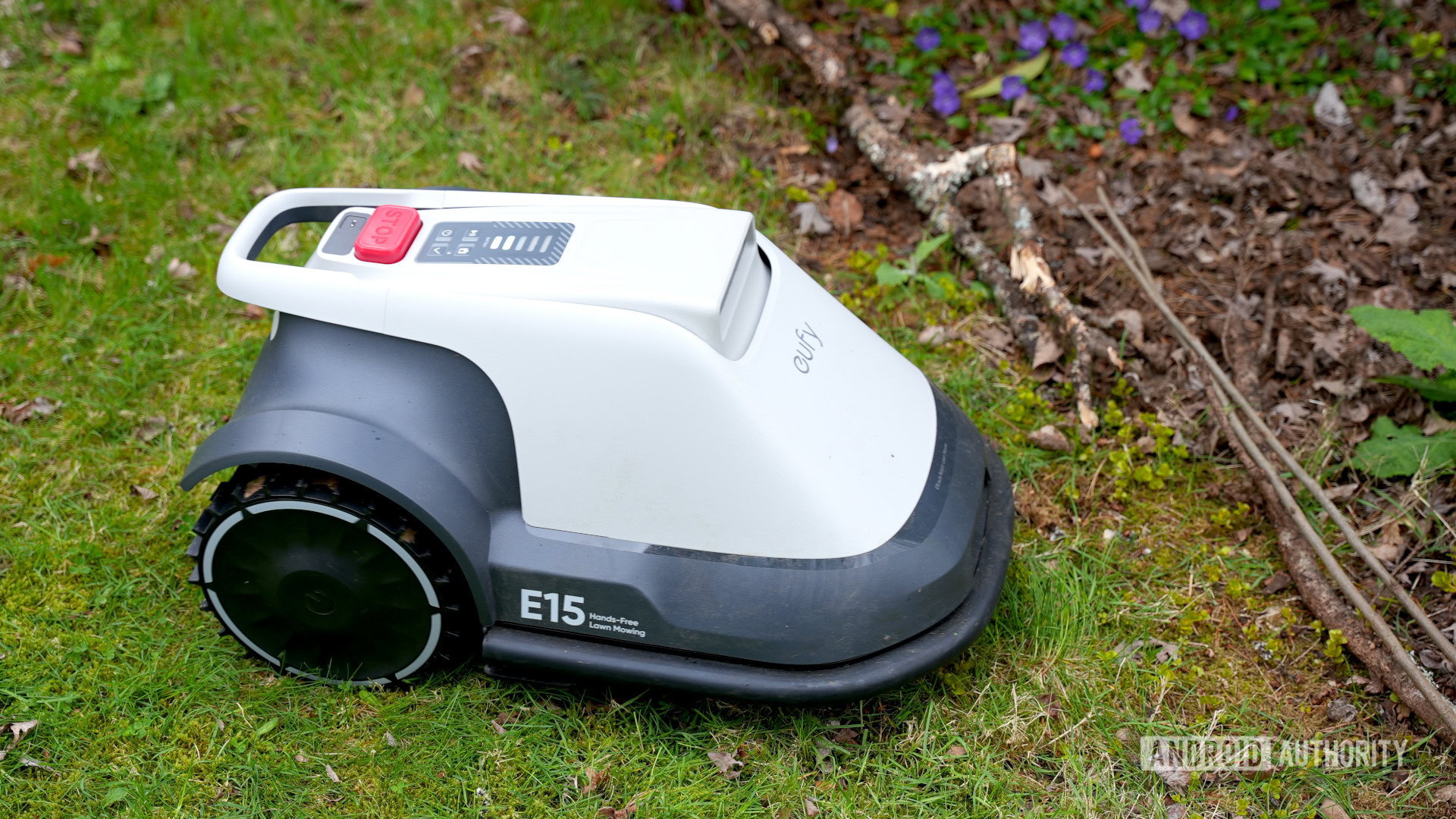 Anker eufy E15 robot mower at sticks Anker eufy E15 robot mower at sticks