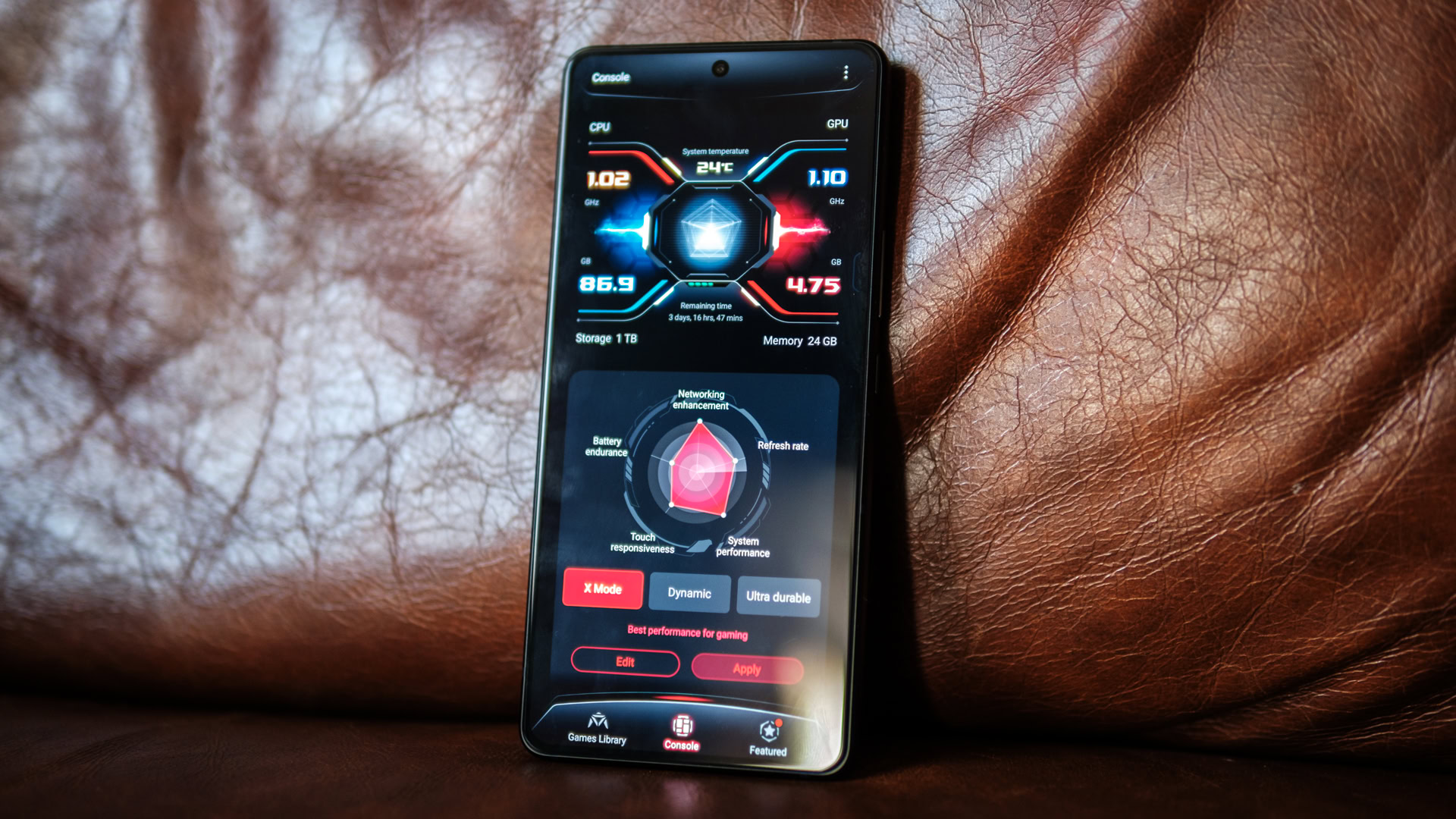 ASUS ROG Phone 9 Pro X Mode ASUS ROG Phone 9 Pro X Mode