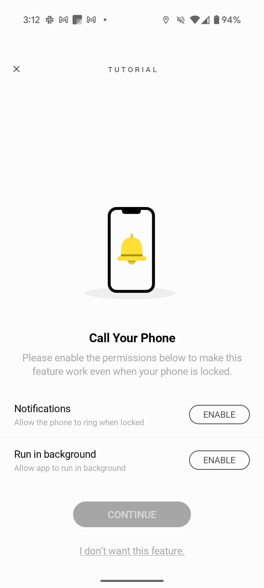 chipolo pop screenshot app setup 2
