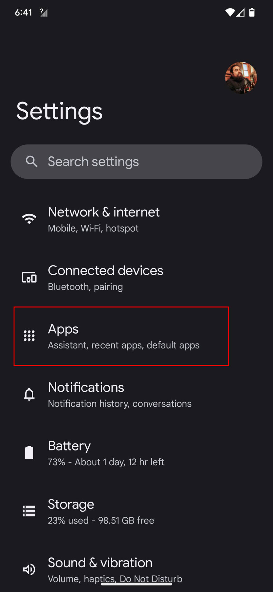 Clear Android Auto Cache and Storage 1