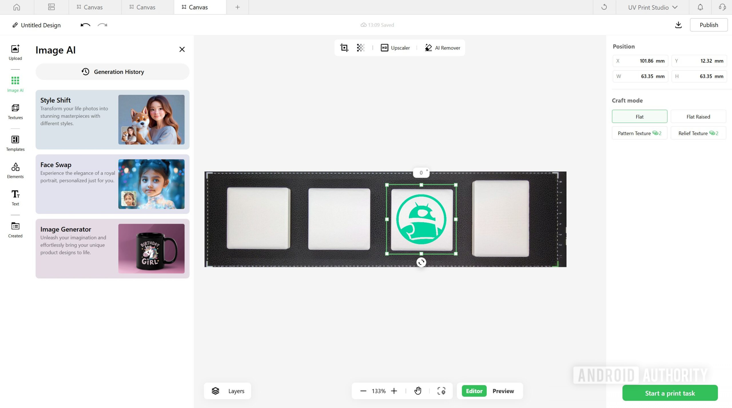 eufyMake Studio Make It Real canvas eufyMake Studio Make It Real canvas
