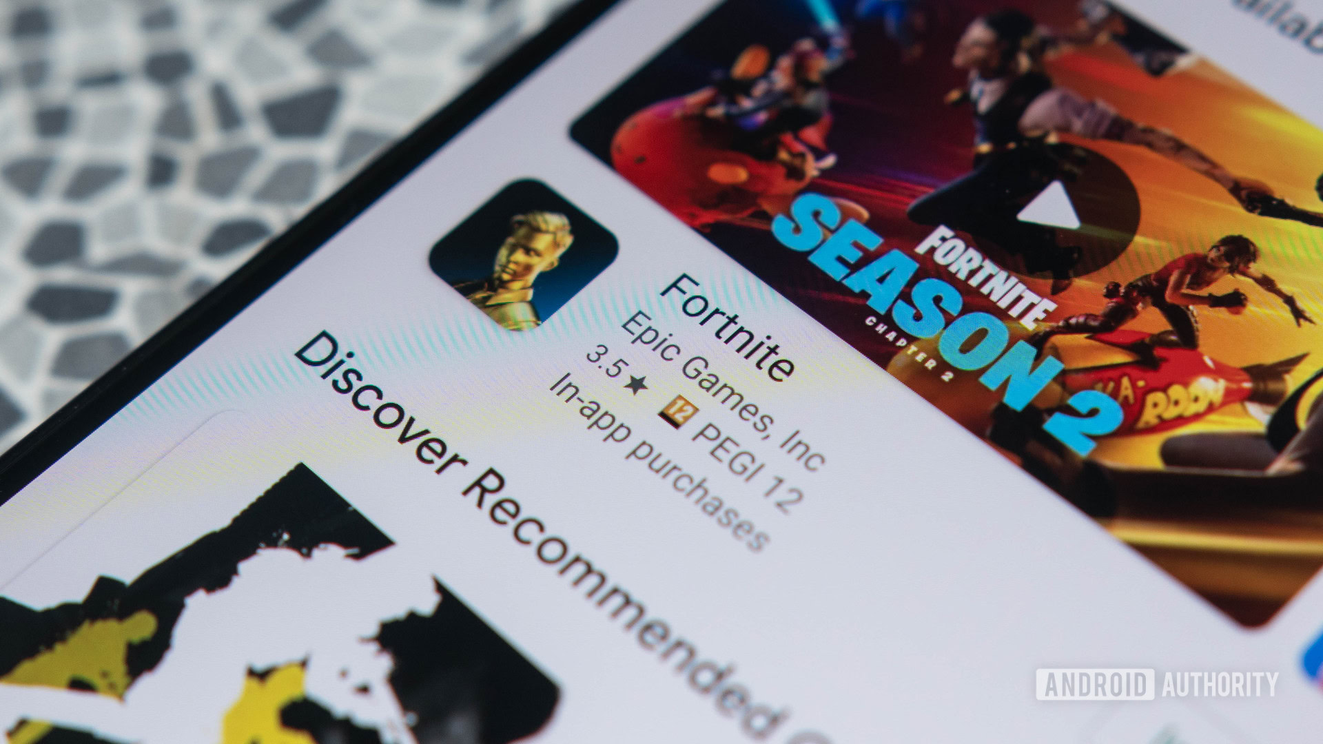 Fortnite on the play store Fortnite on the play store