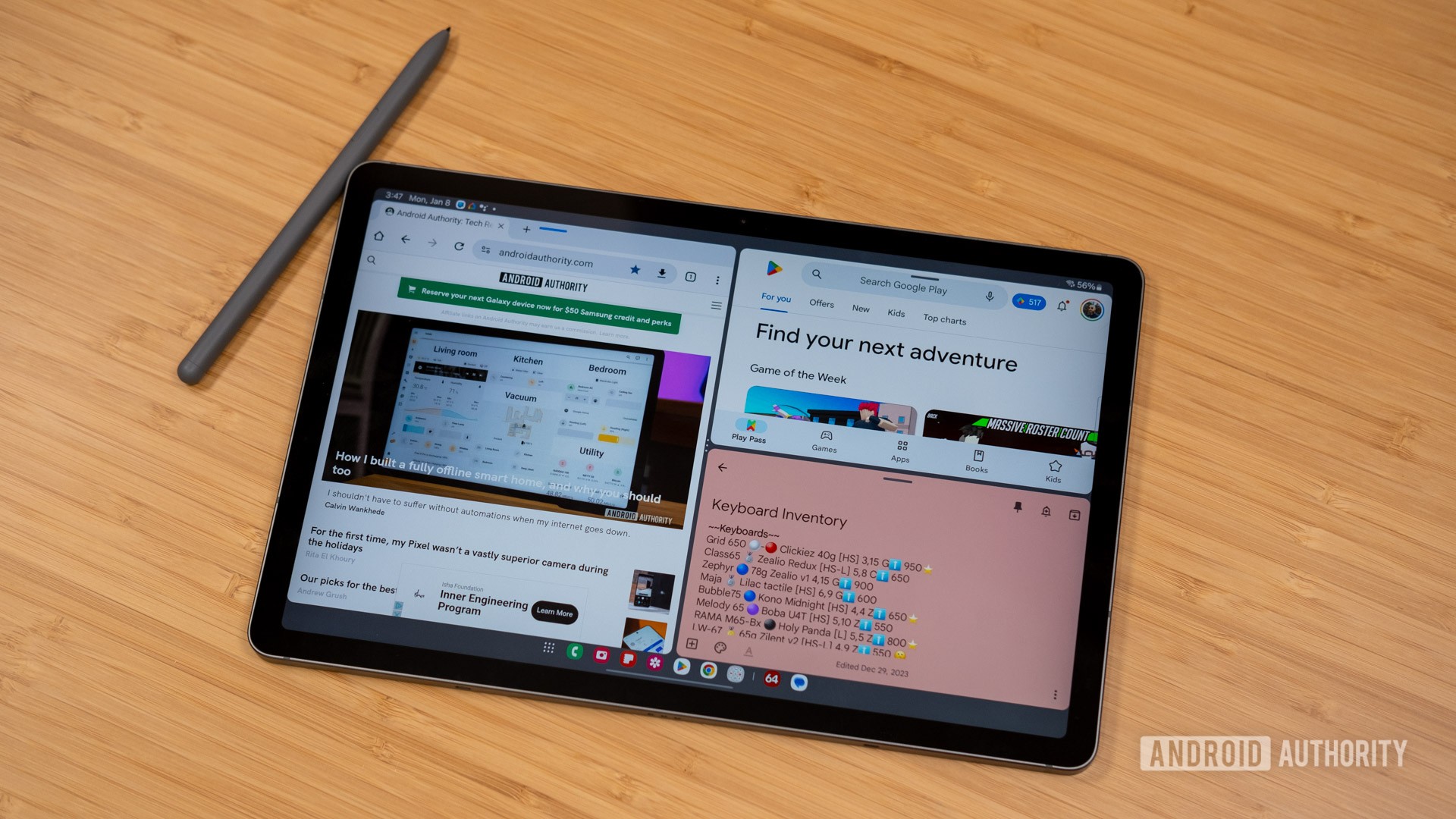 Galaxy Tab S9 FE 5 Galaxy Tab S9 FE multitasking