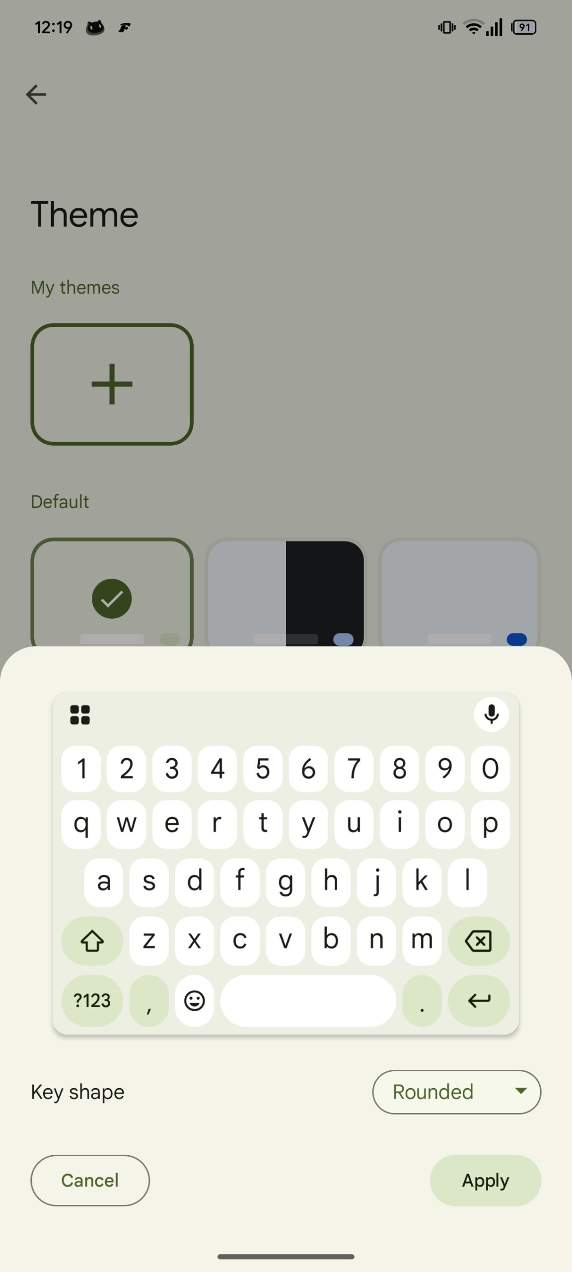 Gboard Optional rounded keys (1)