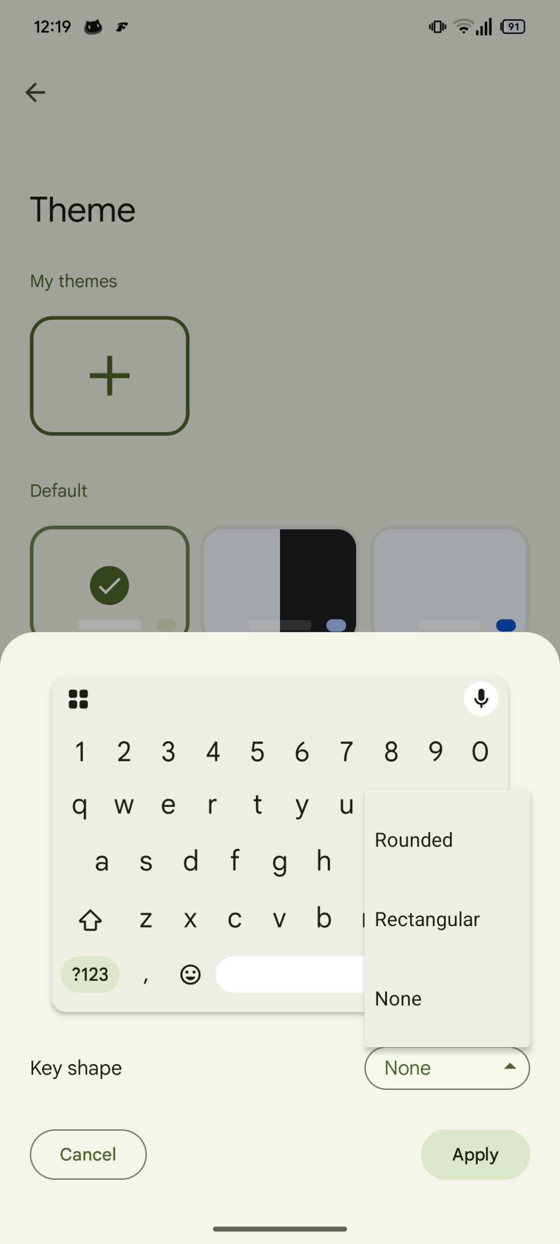 Gboard Optional rounded keys (2)
