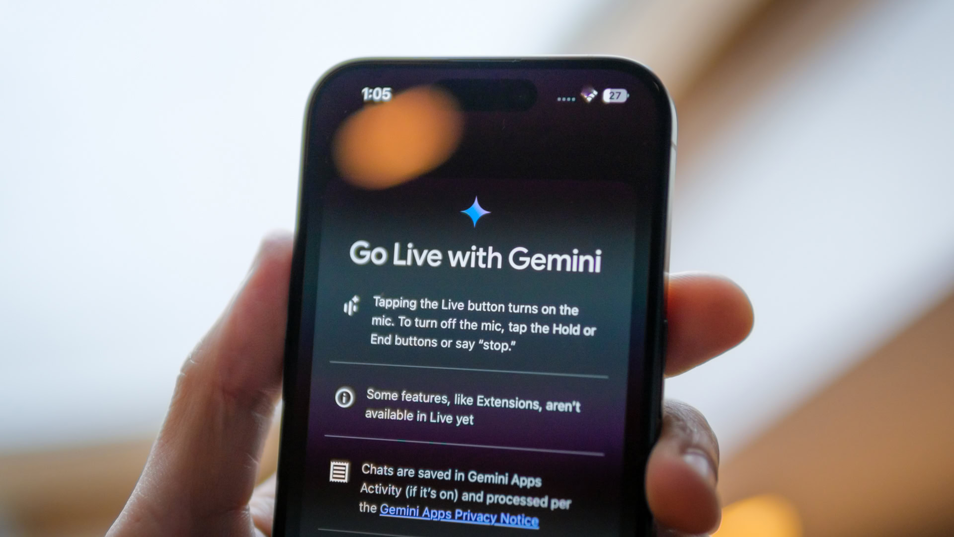 Gemini Live iOS Gemini Live iOS