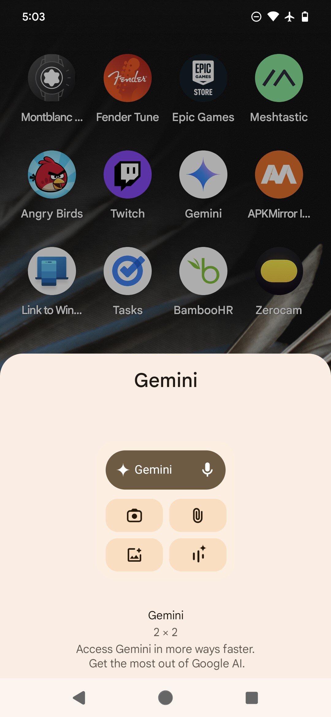 gemini widget 1