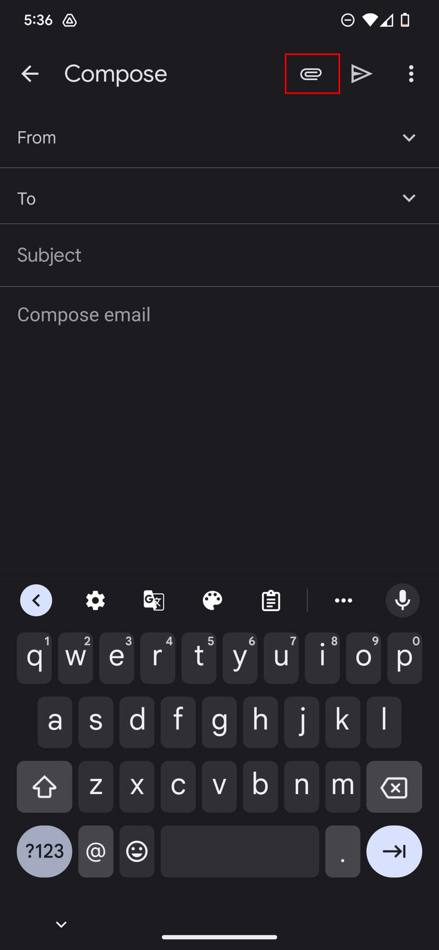 Gmail insert file from Drive web 1