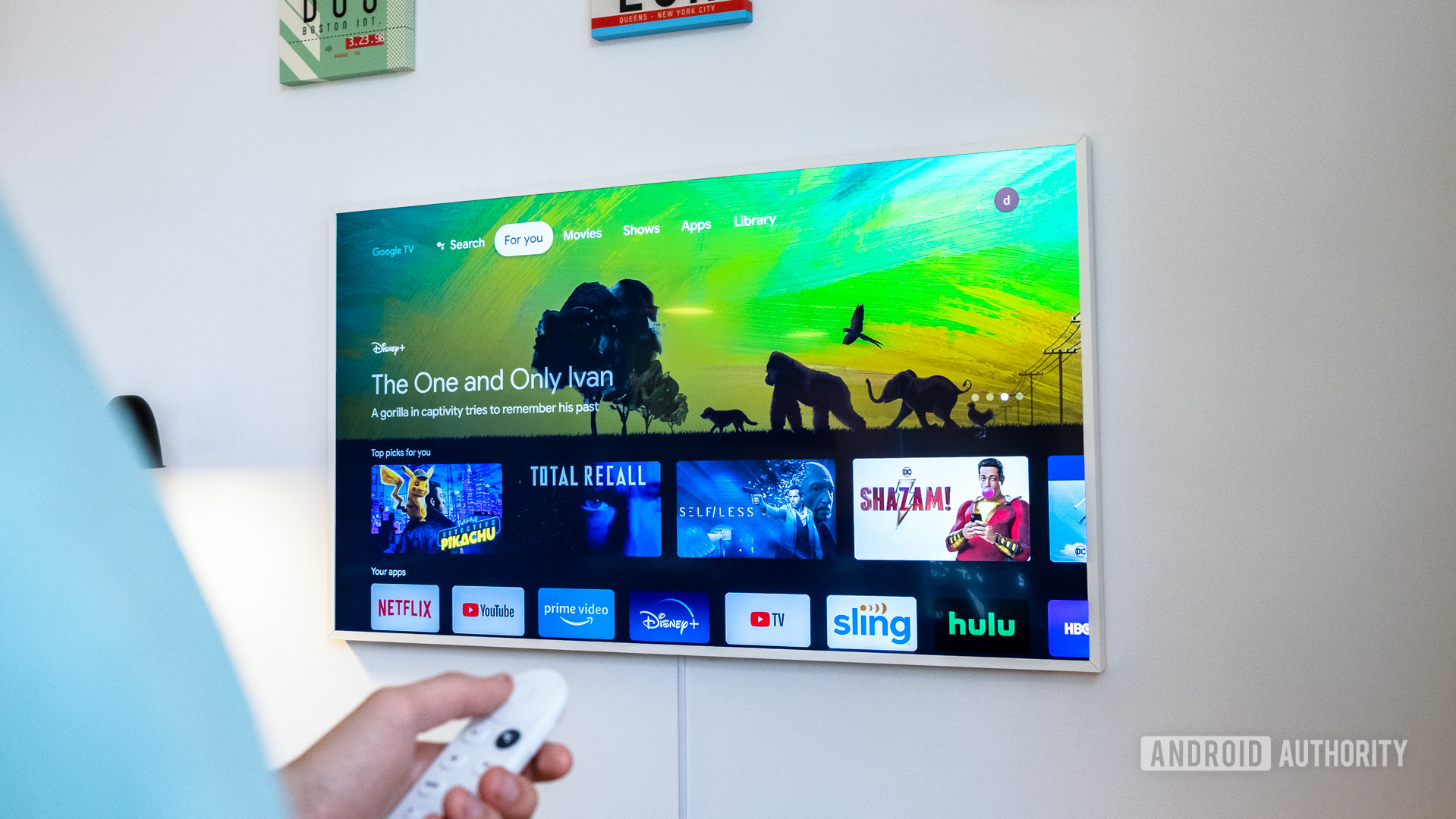 Google Chromecast with Google TV for you tab Google Chromecast with Google TV for you tab
