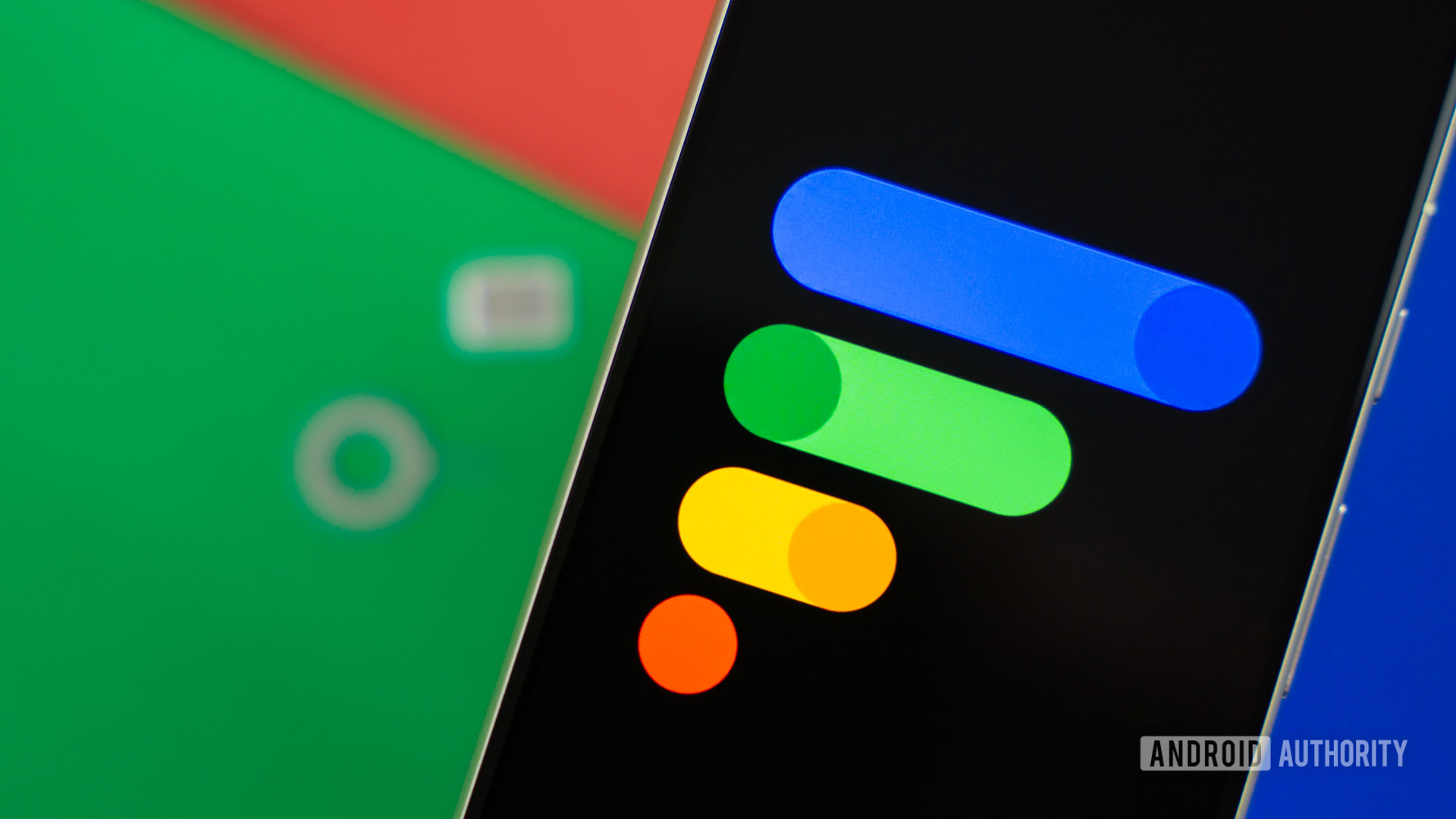 Google Fi Wireless logo on smartphone with SIM card and SIM ejector next to it Stock photo 2 Google Fi Wireless logo on smartphone with SIM card and SIM ejector next to it Stock photo 2