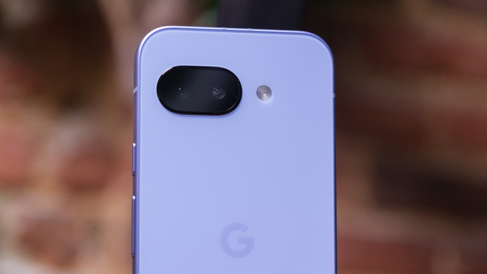 Google Pixel 9a cameras in Lilac Google Pixel 9a cameras in Lilac