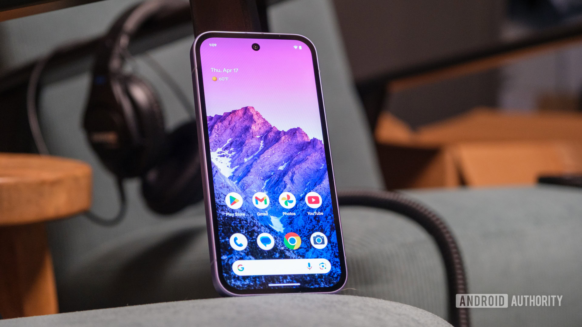 Google Pixel 9a home screen Google Pixel 9a home screen
