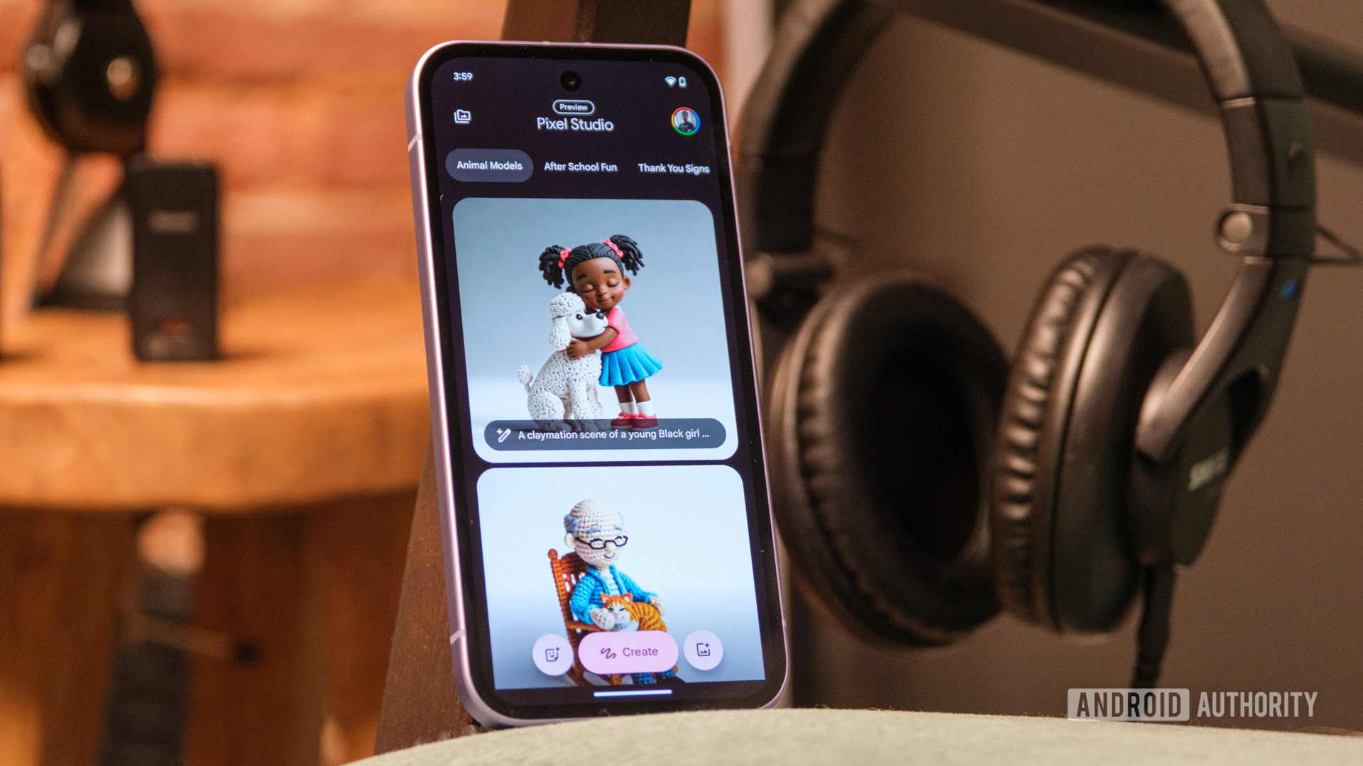 Google Pixel 9a Pixel Studio