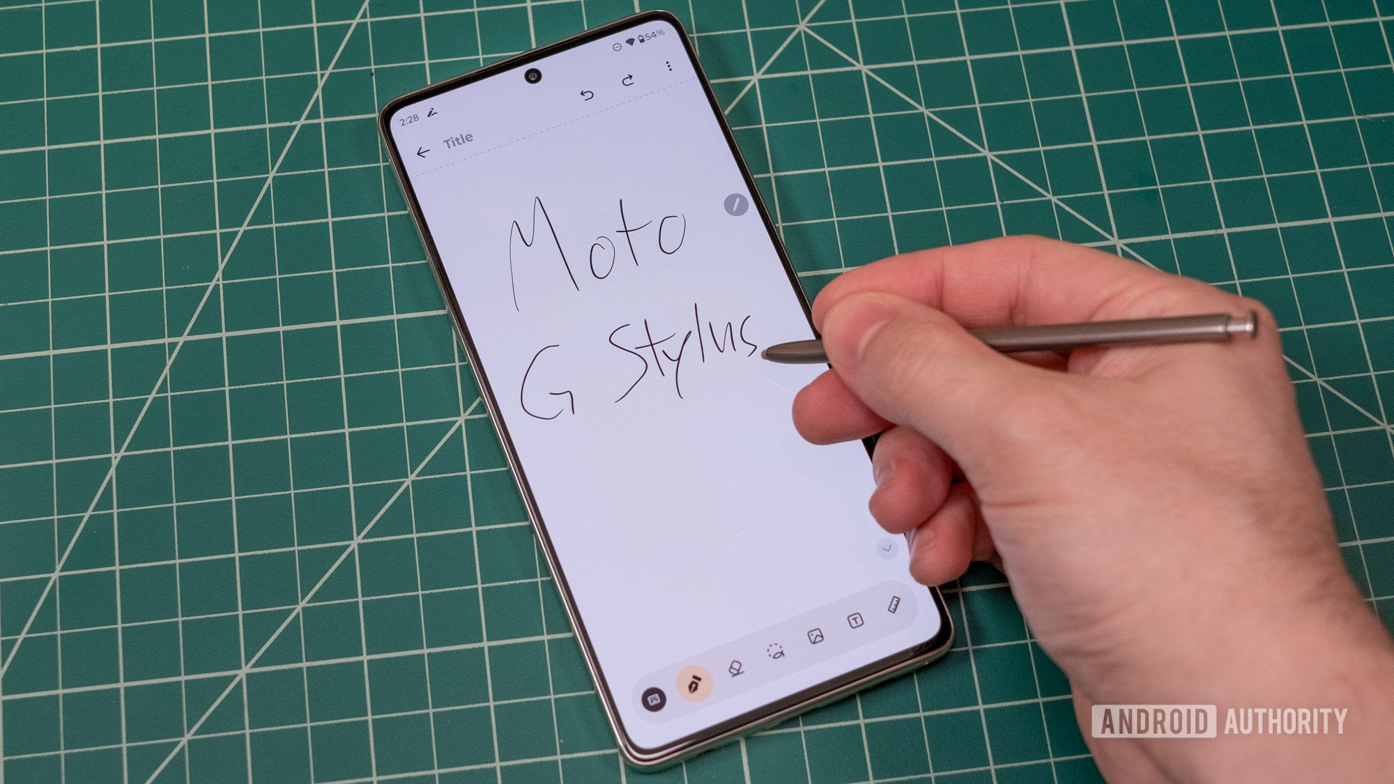 Moto G Stylus 5G (2024) taking note- Best Cheap phones