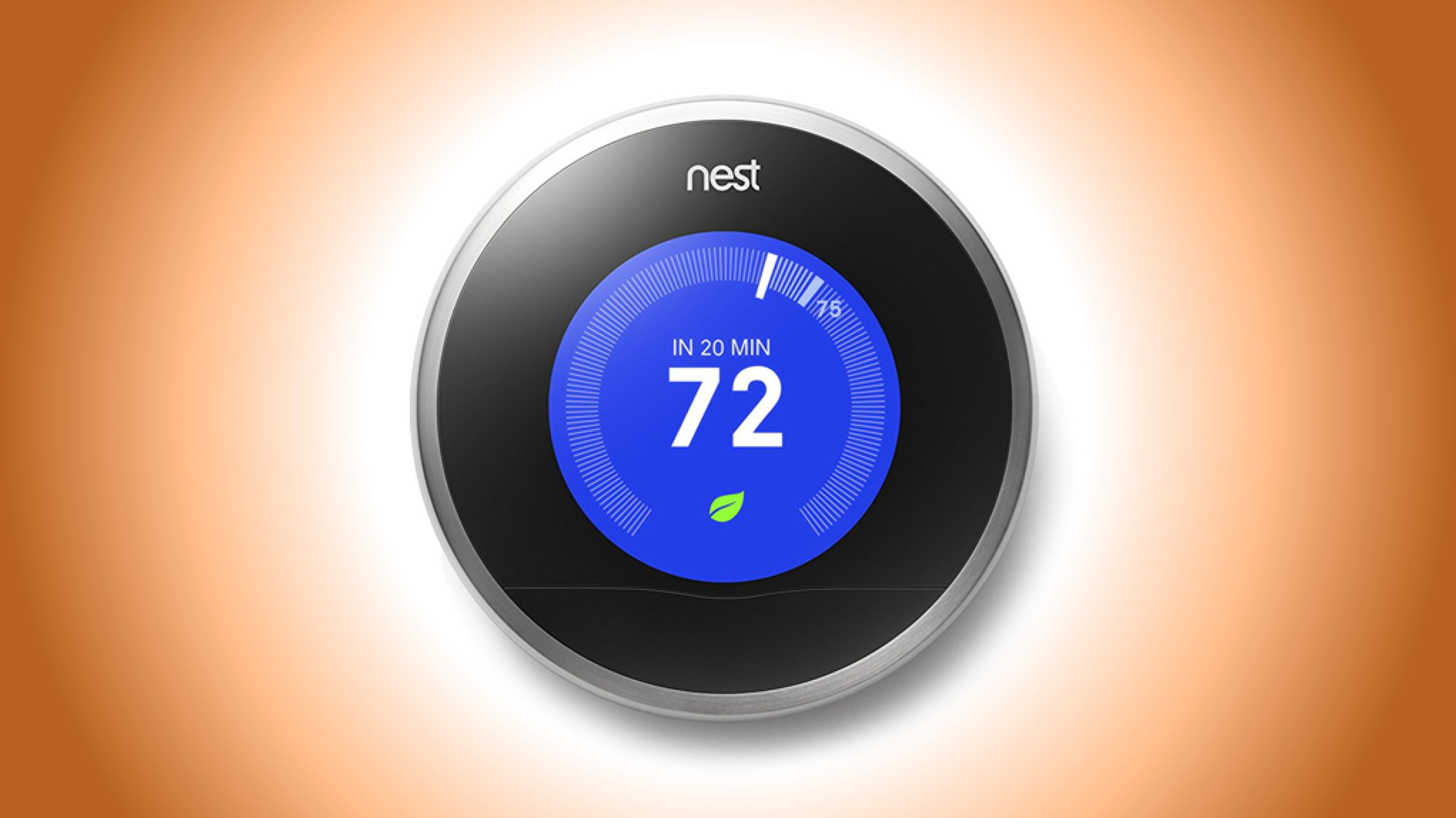nest learning thermostat 2nd gen hero edit A render of the Nest Learning Thermostat 2nd gen.