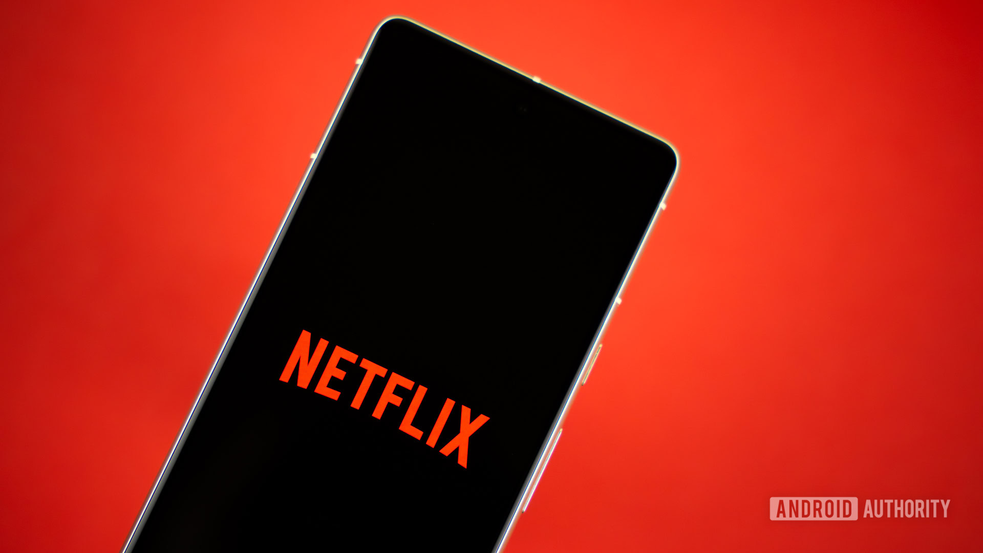 Netflix logo on smartphone stock photo (3) Netflix logo on smartphone stock photo (3)