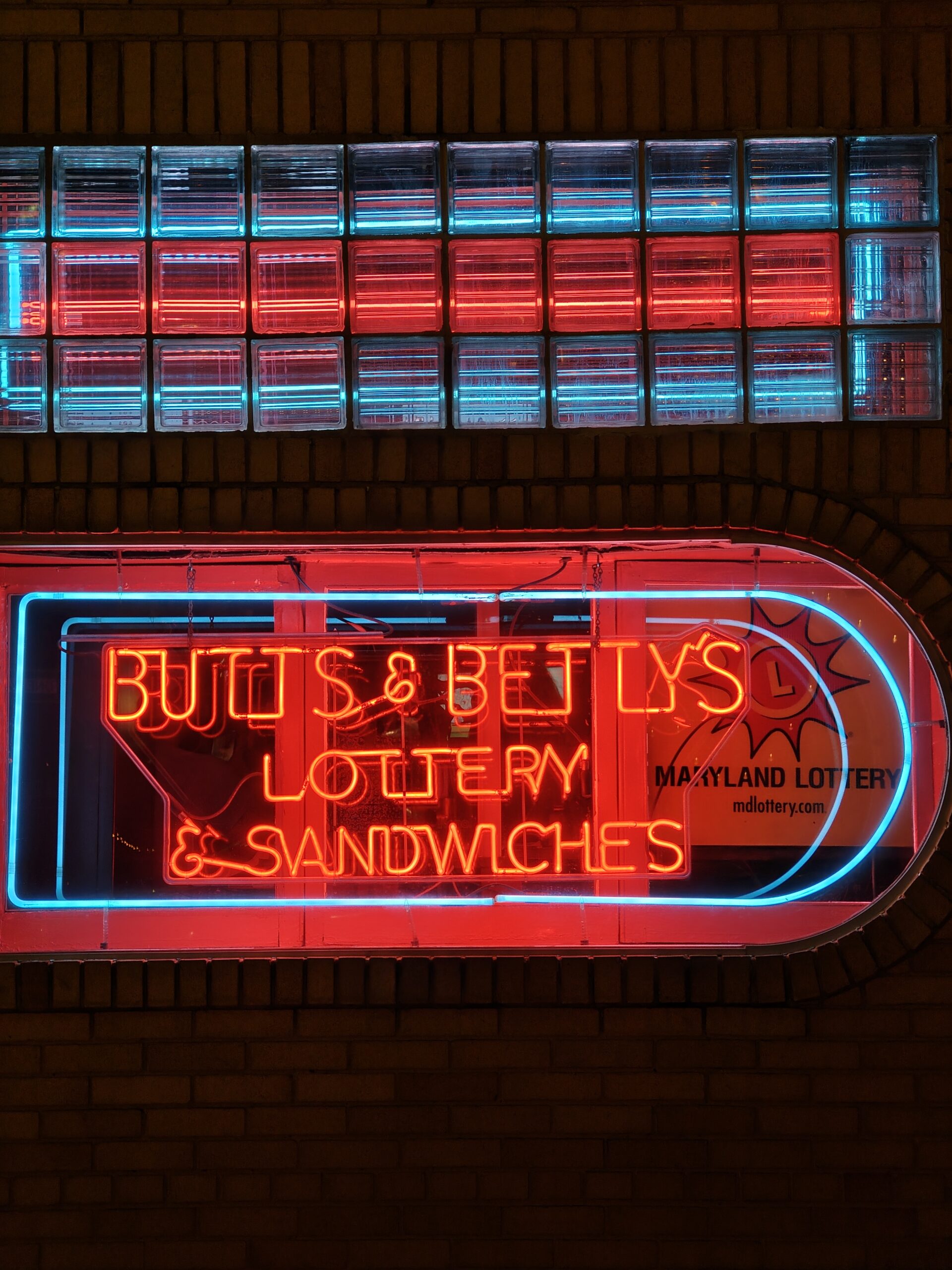 Nothing Phone 3a Pro night mode neon sign