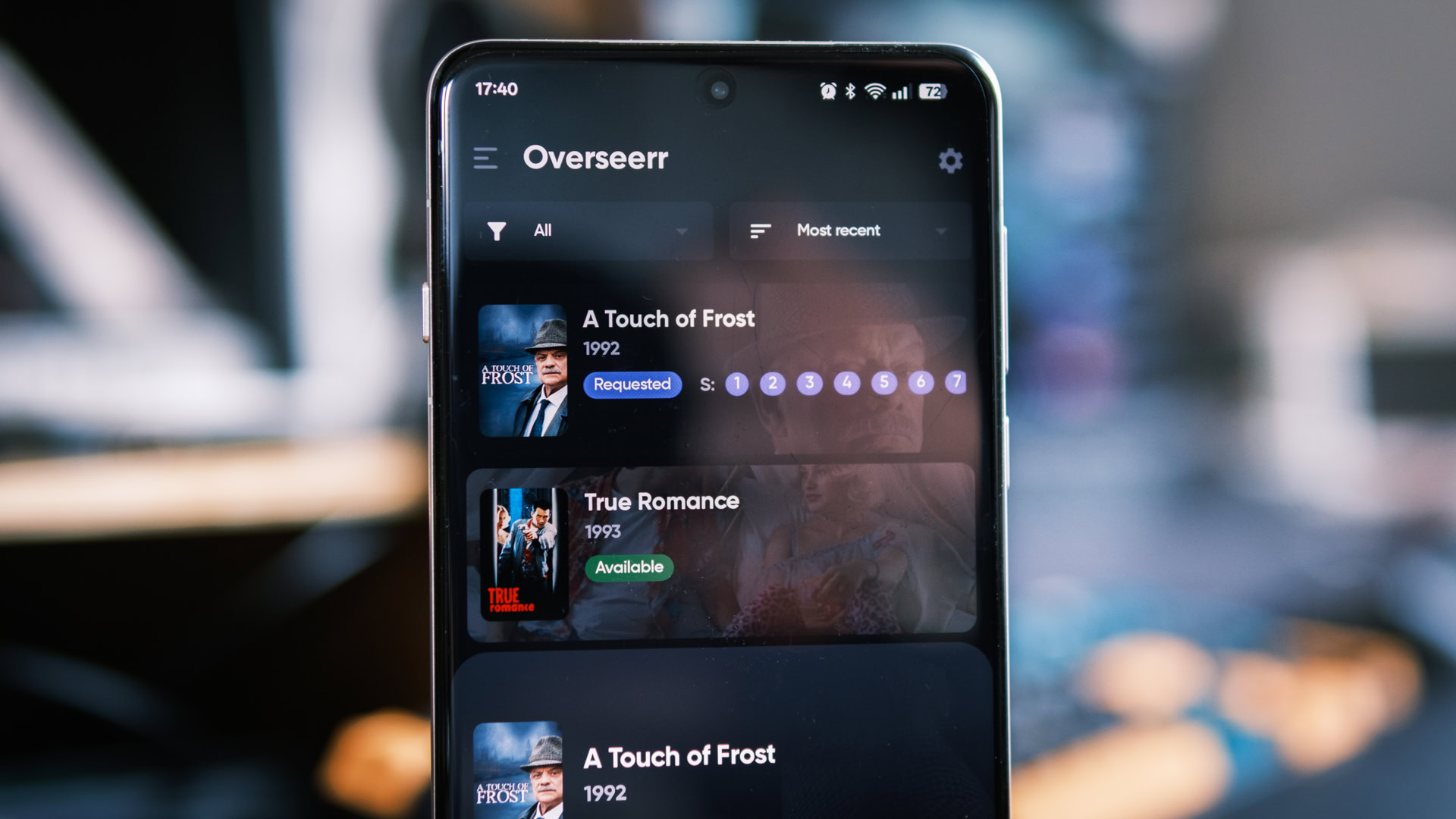 Overseerr app Overseerr app