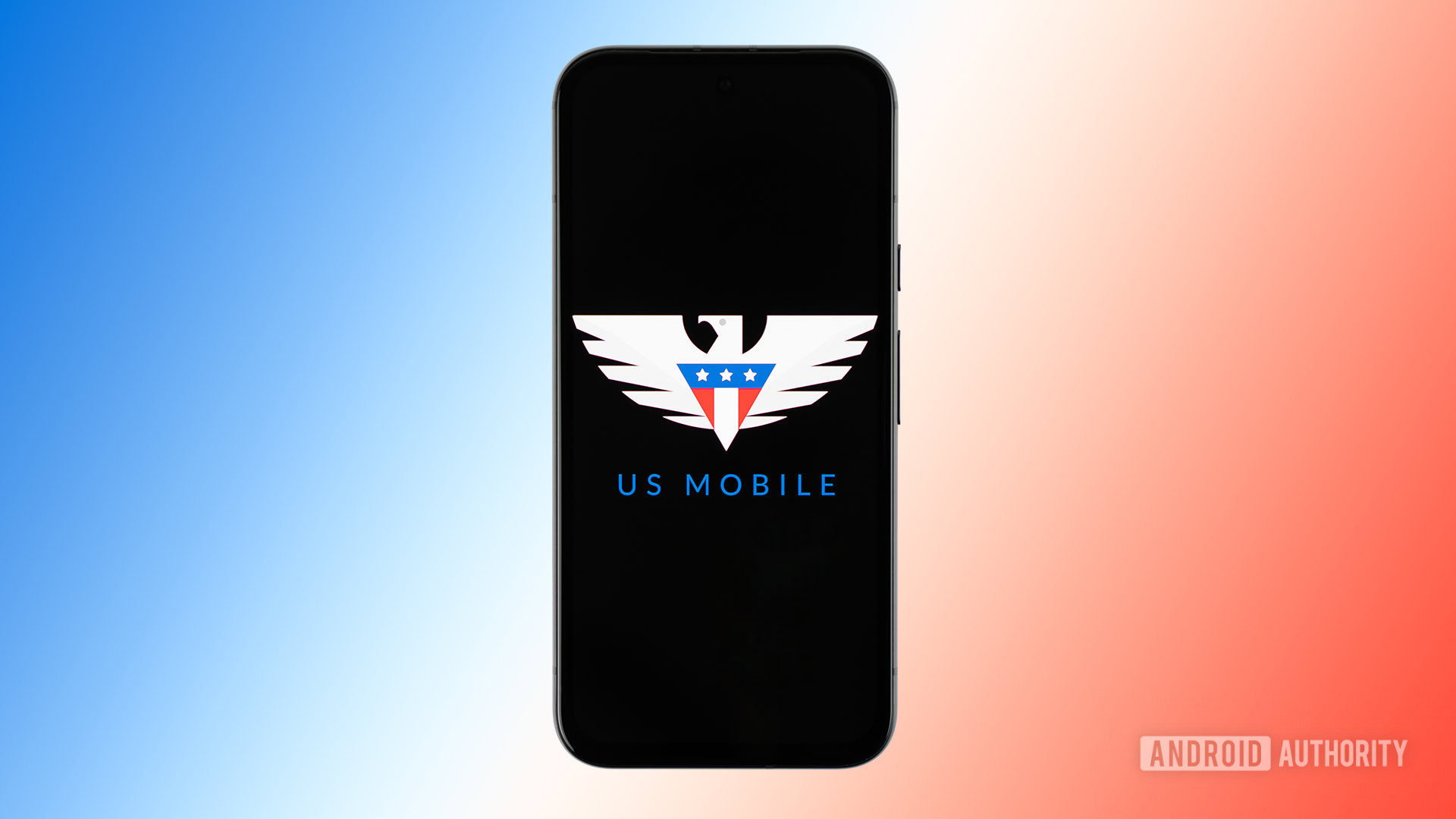 US Mobile logo on smartphone with colored background stock photo US Mobile logo on smartphone with colored background stock photo