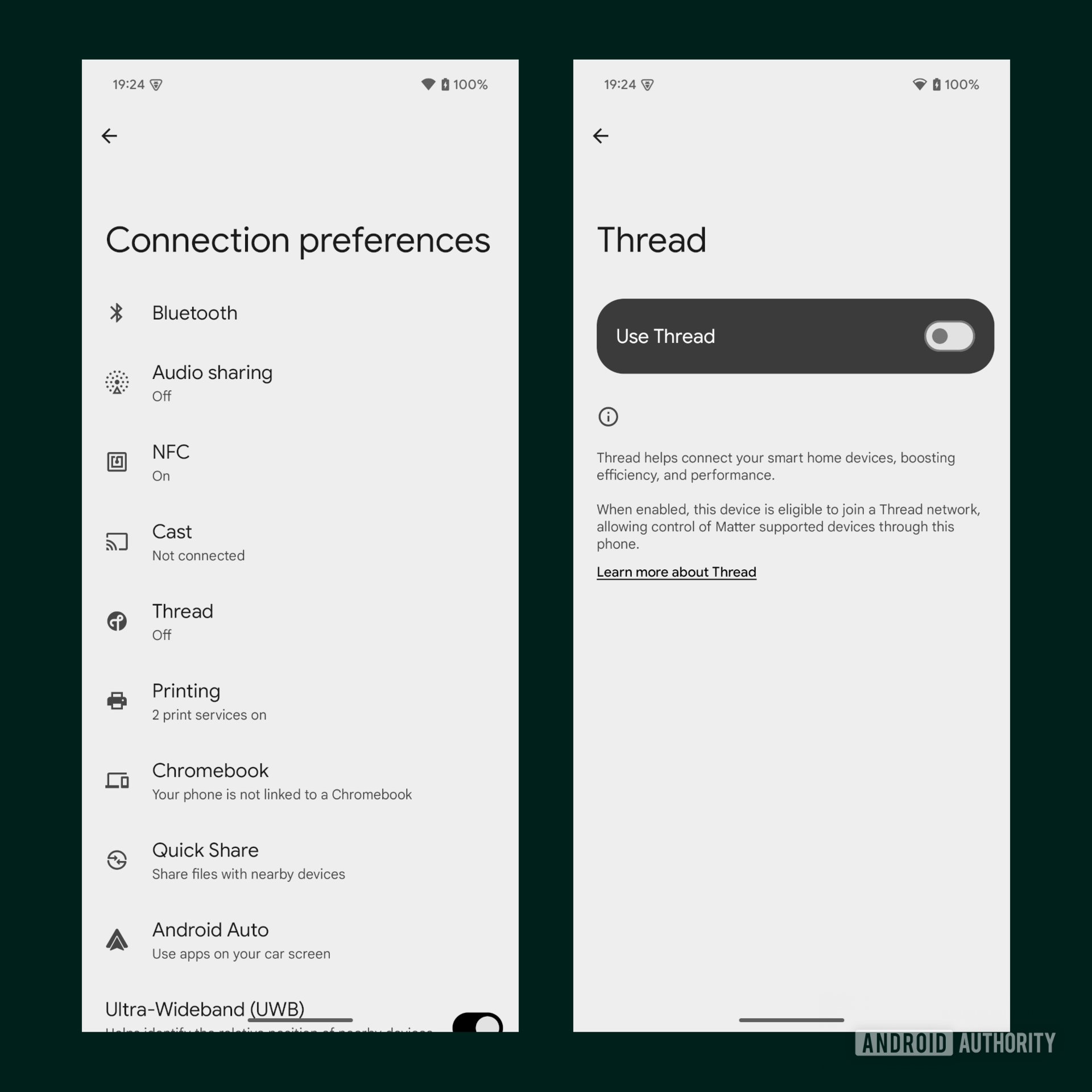 Android 15 thread network settings Android 15 thread network settings