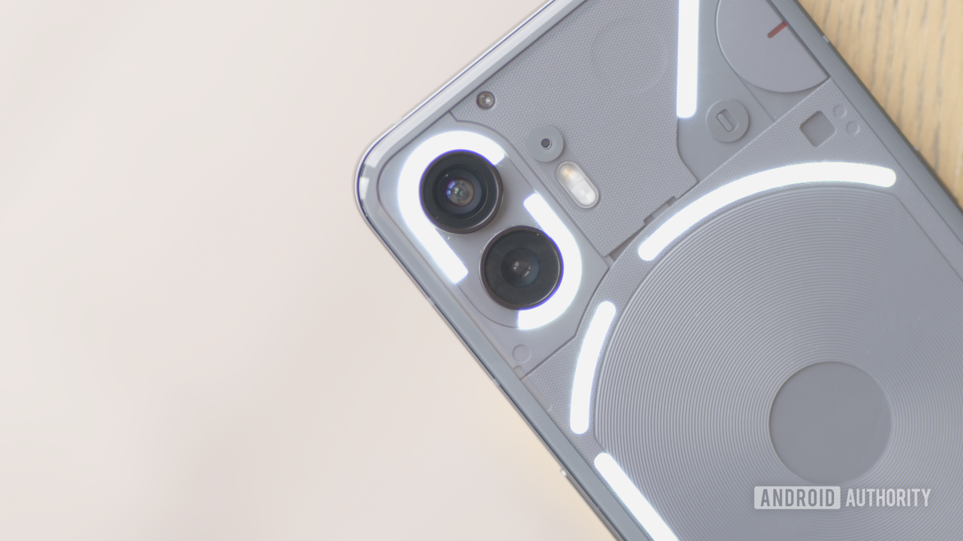 Nothing Phone 2 camera with glyph lights enabled Nothing Phone 2 camera with glyph lights enabled